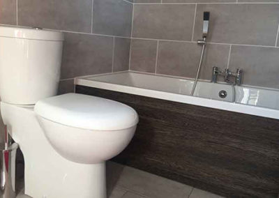 A beautiful upgrade to a bathroom, en suite and a cloakroom for a Marshall & McCourt customer
